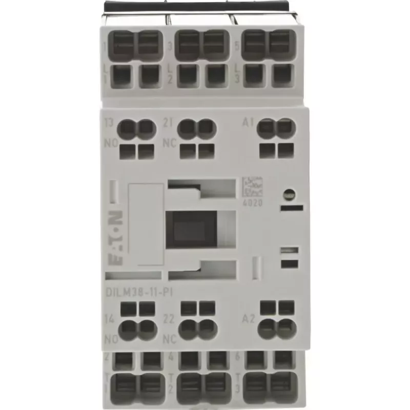Eaton DILM38-11(RDC24) 3-polig relais, 38 A AC-3, 24 V DC spoel, 1NO+1NC 199298