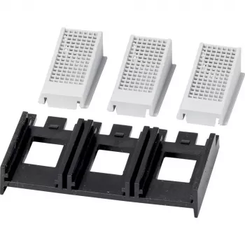 Eaton NZM1-XIPK klemmenafdekking voor NZM1, PN1, N1 vermogensschakelaars, 3-polig, IP20 voor / IP40 achter, zwart/grijs, 90 mm 266744