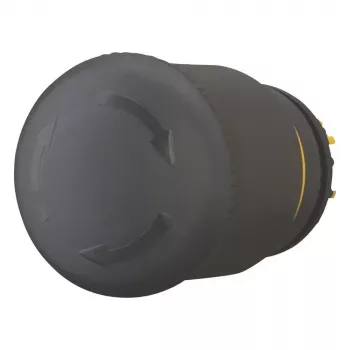 Eaton M22S-PVT zwarte paddenstoeldrukknop-aandrijving, 22mm, momentaan 271499
