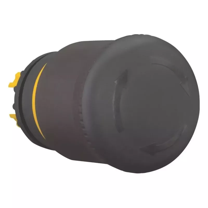 Eaton M22S-PVT zwarte paddenstoeldrukknop-aandrijving, 22mm, momentaan 271499