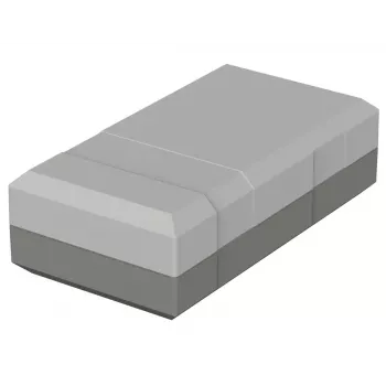 Bopla EG 1030 tafelbehuizing, 100 x 54 x 30 mm, polystyreen, lichtgrijs RAL 7035 32103000