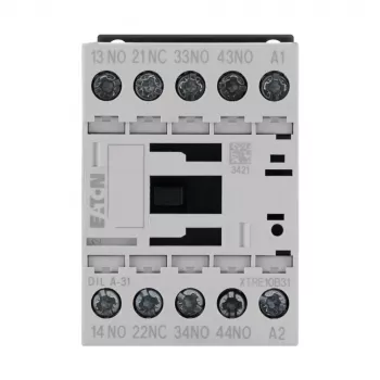 Eaton DILA-31 hulpcontactors, 230 V AC spoel, 3 NO + 1 NC, schroefklemmen, 1,6 kW