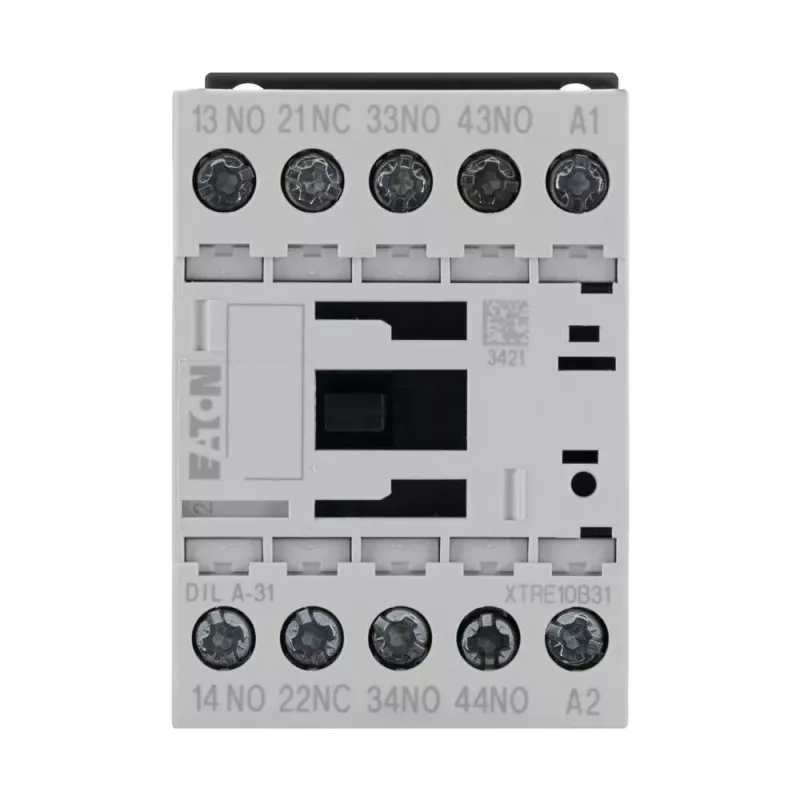 Eaton DILA-31 hulpcontactors, 230 V AC spoel, 3 NO + 1 NC, schroefklemmen, 1,6 kW