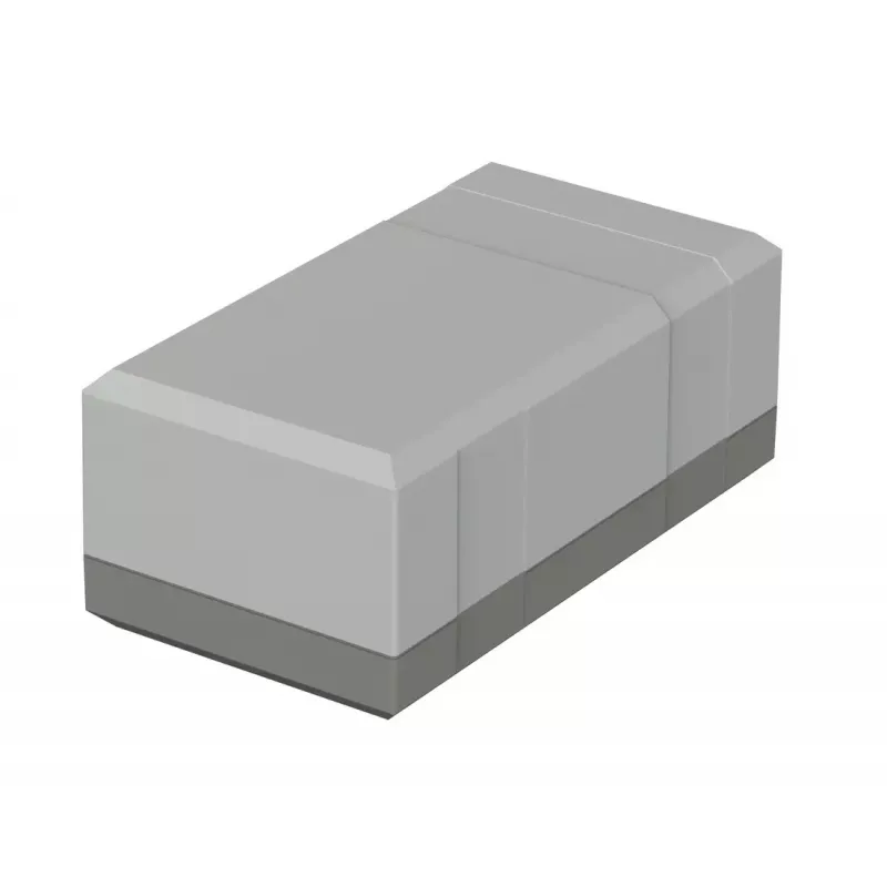 Bopla EG 1250 tafelbehuizing, 125 x 67 x 50 mm, polystyreen, lichtgrijs RAL 7035 32125002