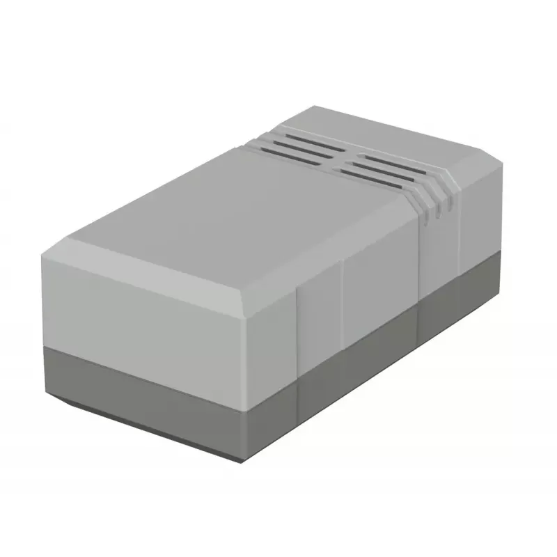 Bopla ELEGANT EG 1040 L tafelbehuizing, polystyreen, lichtgrijs (RAL 7035), 100 x 54 x 40 mm 32104010