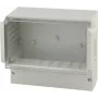 BOPLA RCP 3100 besturingsbehuizing, ABS-onderdeel, polycarbonaat deksel, lichtgrijs, 296 x 261 x 132,5 mm 41310109