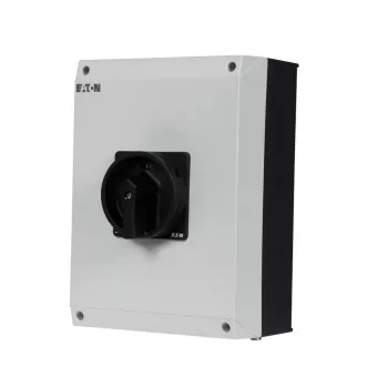 Eaton P3-100/I5/SVB-SW/HI11 3-polige hoofdschakelaar 100 A, opbouwmontage, IP65, rood/gele draaigreep, afsluitbaar, 1NO+1NC 207375
