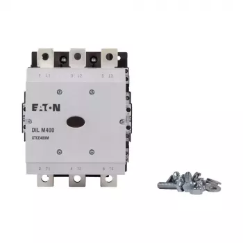 Eaton DILM400/22 RA250 vermogensschakelaar, 3-polig, 200 kW AC-3, 400 A, 250 V AC spoel, 2NO+2NC 208209