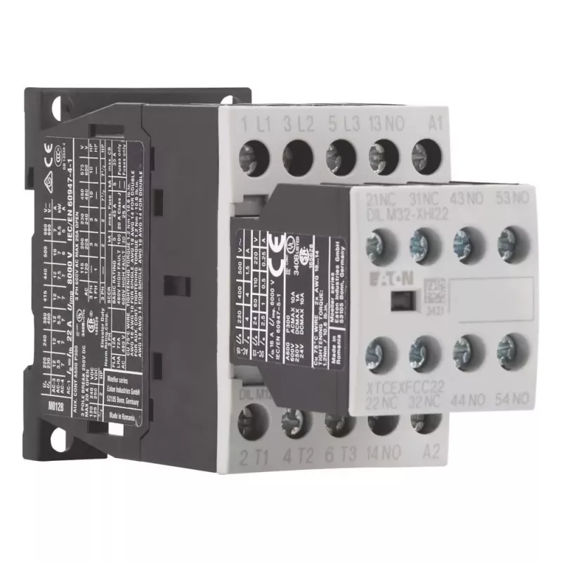 Eaton DILM12-32 230 vermogensschakelaar, 3-polig, 5,5 kW, 230 V AC spoel 276935