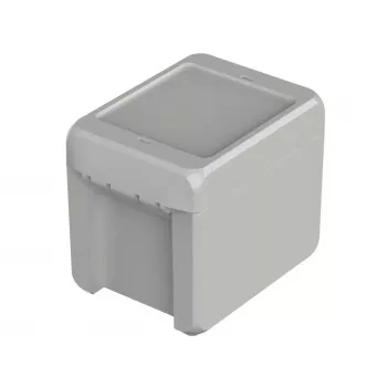BOPLA Bocube wandbehuizing, polycarbonaat, lichtgrijs RAL 7035, 80 x 113 x 90 mm 96012135