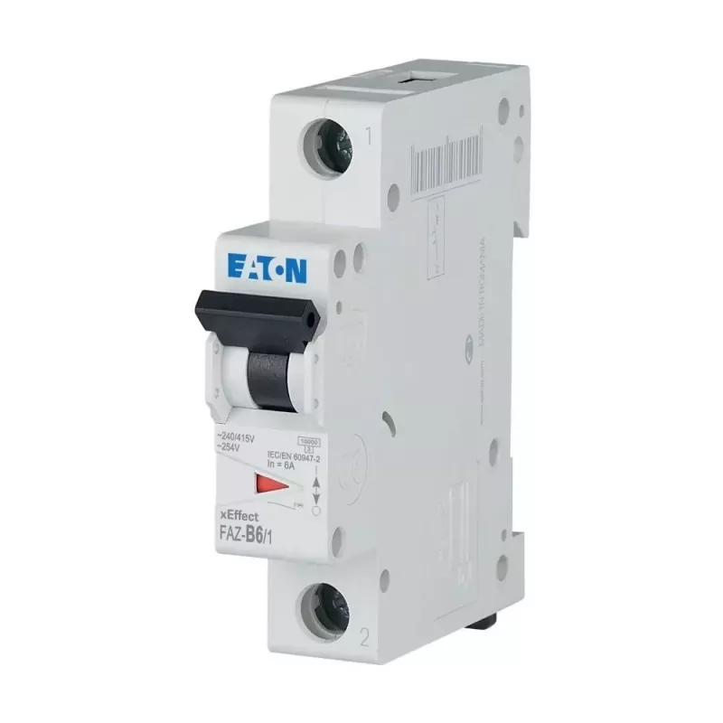 Eaton FAZ-B6/1 installatieautomaat (MCB) type B, 1-polig, 6 A, 10 kA 278529