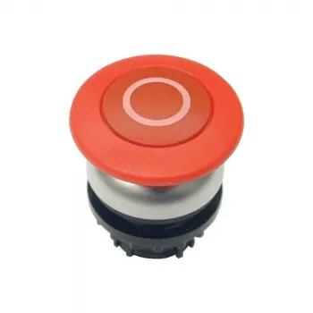 Eaton M22-DRP-R-X0 vlakke drukknop aandrijving, rood, tastend, 22,5 mm, IP67/IP69K 216751