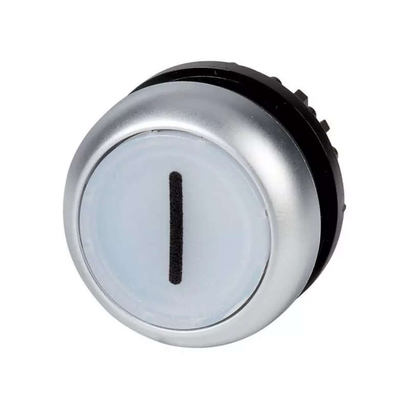 Eaton M22-DL-W-X1 drukknopschakelaar, zwart / metallic / wit 216942
