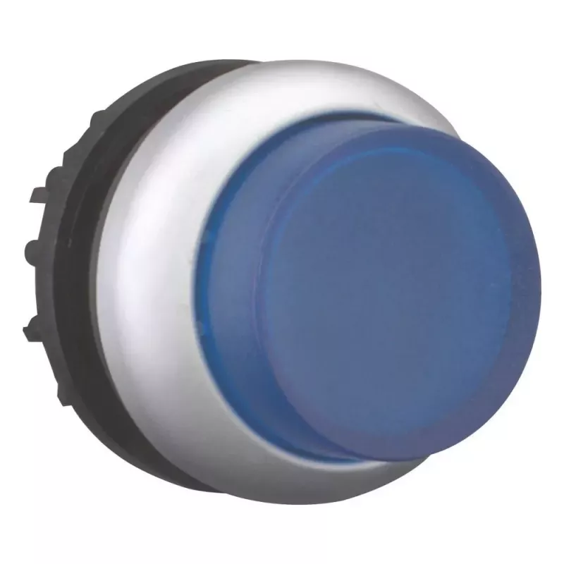 Eaton M22-DLH-B drukknopschakelaar, zwart / blauw / metallic 216973