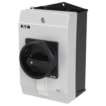 Eaton P1-25/I2H/SVB-SW/HI11 3-polige hoofdschakelaar 25A IP65 opbouwmontage zwart/grijs 227862