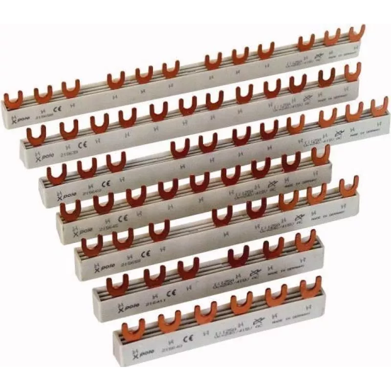 Eaton EVG-16/4PHAS/12MODUL pen-verzamelrail 213,6 mm, 4-polig, 16 A, 12 modules 291476