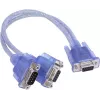Ixxat Y-CAN-kabel, D-SUB9 stekker naar 2x D-SUB9 bus, 0,3 m, zwart 1.04.0076.00001