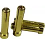Reely adapterstekker 4mm goudcontactstekker naar 5mm goudcontactbus 1605782