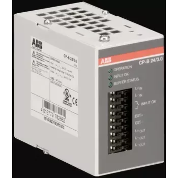 ABB CP-B 24/3.0 buffer-module voor voedingen, 24 V DC, 3 A, DIN-rail 1SVR427060R0300