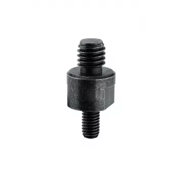 KÖNIG & MEYER draadstift M24 x 300 mm, 25 mm schroefdraad per uiteinde, zwart gepassiveerd staal 23721-300-25