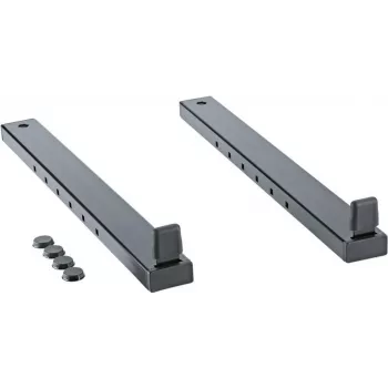 K&M XL-steunarm voor keyboardstandaard 18811, 400 mm diepte, zwart (18823-021-55)