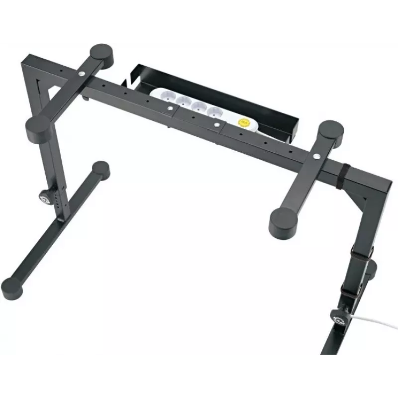 K&M 18808 kabelorganizer voor Omega keyboardstandaard - zwart 18808-000-55