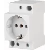 Eaton Z-SD230 Schuko-contactdoos voor DIN-rail 10/16 A, 250 V AC, zonder klapdeksel 266875