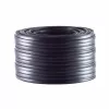 Helos 4-aderige platte telefoonkabel, AWG28, zwart, 25 m (76106-25)