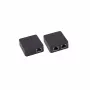 SHIVERPEAKS BS08-01102 2-poorts Gigabit handmatige netwerkswitch, ABS zwart