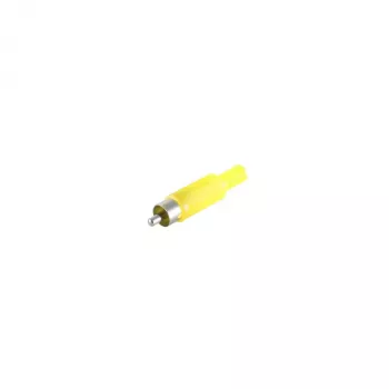 S CONN Maximum Connectivity RCA-stekker geel soldeer goudverguld 51400-Y