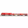 PIKO 57033 H0 kinderstartsets ÖBB goederentrein Rh 2016 met twee open Eaos-wagens
