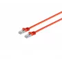 Exertis Connect 79305R Cat6a S/FTP patchkabel RJ45–RJ45, 5 m, halogeenvrij, gegoten, zonder lipje, rood
