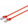 Exertis Connect 79305R Cat6a S/FTP patchkabel RJ45–RJ45, 5 m, halogeenvrij, gegoten, zonder lipje, rood