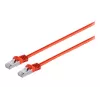Exertis Connect 79305R Cat6a S/FTP patchkabel RJ45–RJ45, 5 m, halogeenvrij, gegoten, zonder lipje, rood