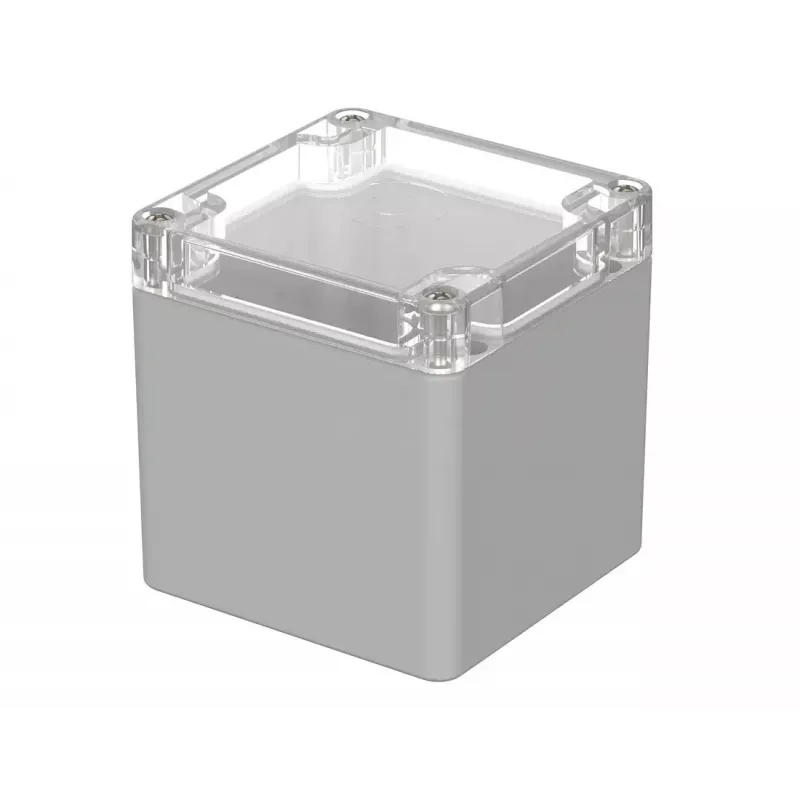 Bopla EUROMAS M 225 G universele behuizing, 82 x 80 x 85 mm, polycarbonaat, lichtgrijs 02225100