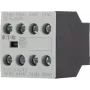Eaton DILA-XHI40 hulpcontactblok, 4 NO, frontmontage, schroefklemmen, zwart/wit 276428