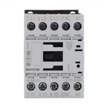 Eaton DILM9-01 relais, 3-polig, 9 A, 24 V AC spoel 276729