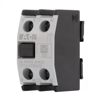 EATON DILM150-XHI11 hulpcontactblok, 1NO+1NC, frontmontage, voor DILM150-DILM500 contactoren 277946