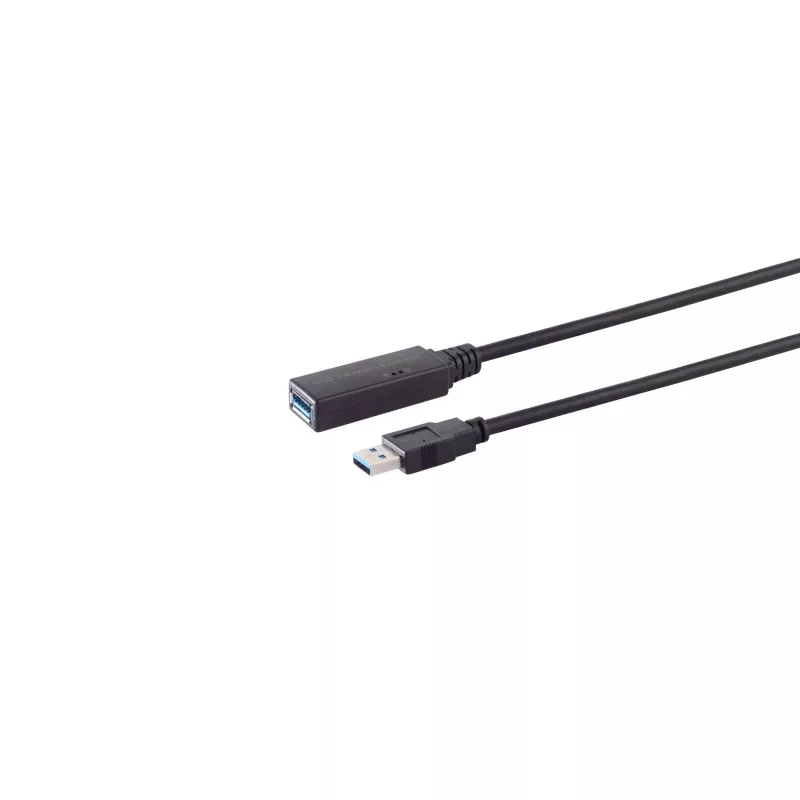 S/CONN maximum connectivity actieve USB-C naar USB-A verlengkabel, USB 3.0, 5 Gbps, 5 m 13-39055