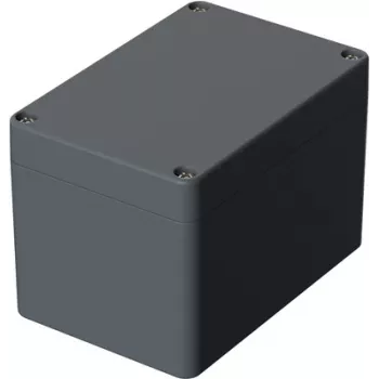Bopla EUROMAS P 324 universele behuizing 110 x 75 x 75,5 mm polyester zilvergrijs RAL 7001 04324000.H