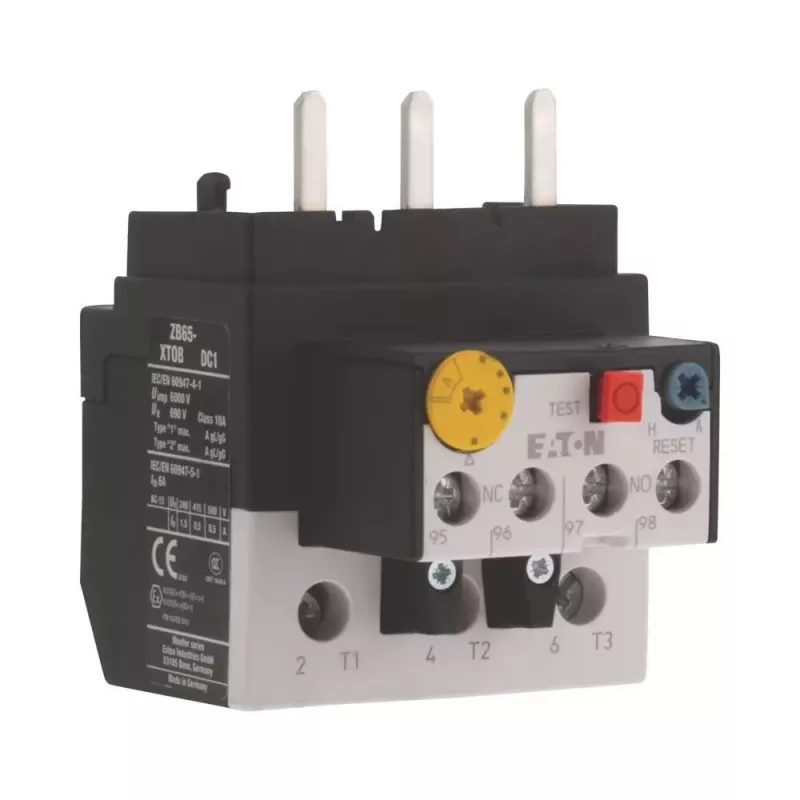 Eaton ZB65-65 thermisch overbelastingsrelais 50-65 A, 3-polig, klasse 10A, schroefklemmen 278460