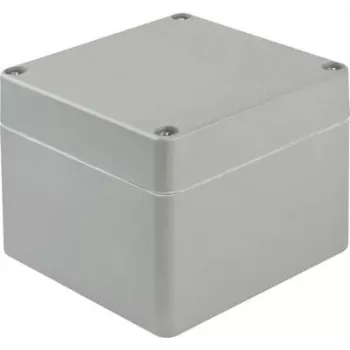Bopla EUROMAS P 332 universele behuizing 122 x 120 x 91 mm glasvezelversterkt polyester zilvergrijs RAL 7001 04332000.H