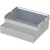 BOPLA RCP 4000 schakelpaneelbehuizing, ABS/polycarbonaat, lichtgrijs, 363,4 x 318,6 x 150 mm 41400109