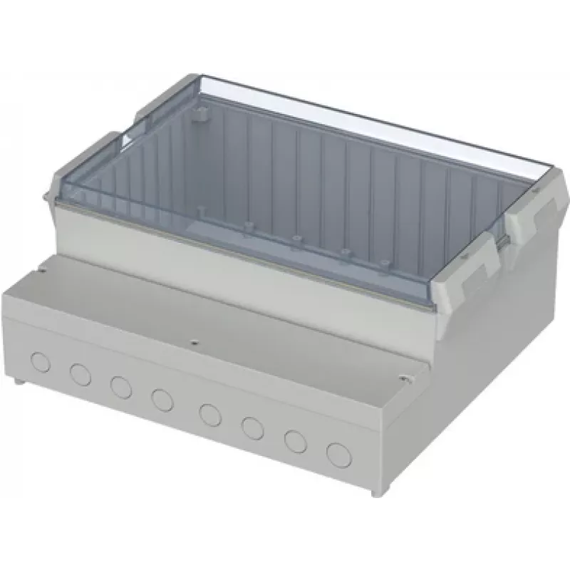 BOPLA RCP 4000 schakelpaneelbehuizing, ABS/polycarbonaat, lichtgrijs, 363,4 x 318,6 x 150 mm 41400109