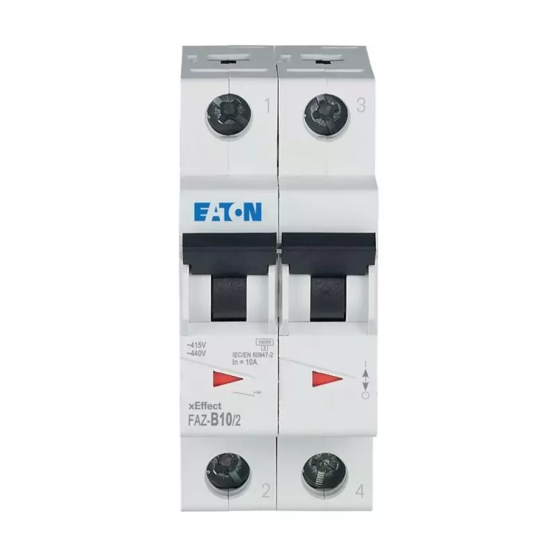 Eaton FAZ-B10/2 installatieautomaat type B 10A 2-polig 6kA 278730