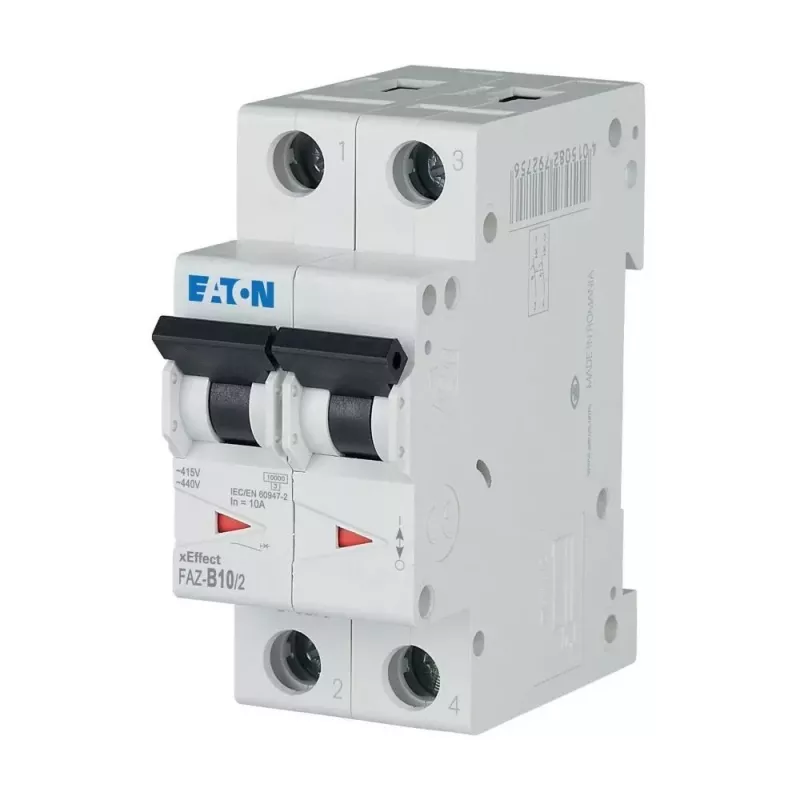 Eaton FAZ-B10/2 installatieautomaat type B 10A 2-polig 6kA 278730