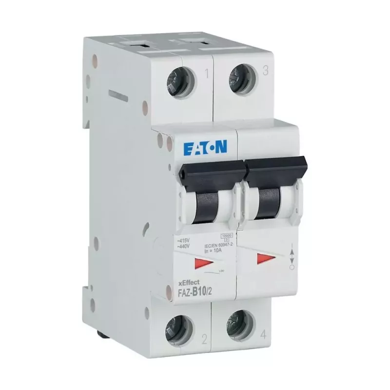 Eaton FAZ-B10/2 installatieautomaat type B 10A 2-polig 6kA 278730