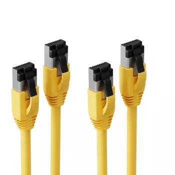 S CONN MAXIMUM CONNECTIVITY Cat. 8.1 F/FTP PIMF LSZH patchkabel, geel, 1,5 m, 2-pack SC08-41152-2