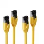 S CONN MAXIMUM CONNECTIVITY Cat. 8.1 F/FTP PIMF LSZH patchkabel, geel, 1,5 m, 2-pack SC08-41152-2