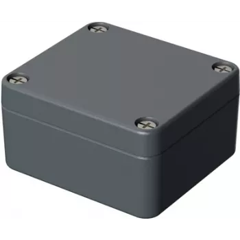 Bopla universele behuizing 58 x 64 x 34 mm aluminium zilvergrijs (RAL 7001) A 101 01101000.MT2